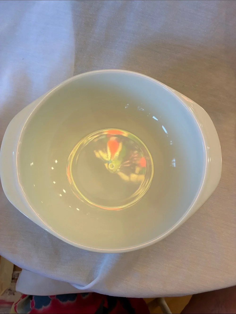 Pyrex interior yellow all